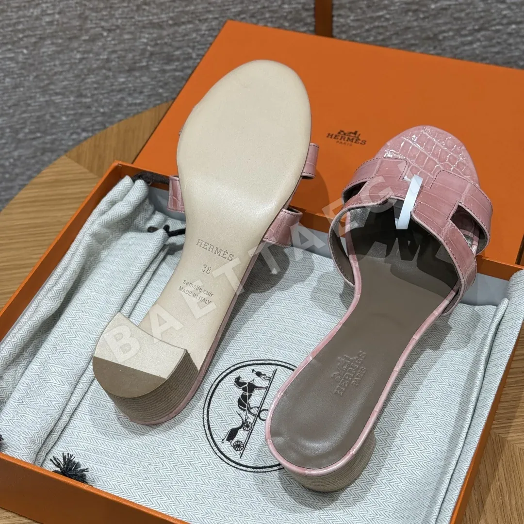 에르메스 오아시스 샌들 테르퀴에 악어가죽 상세 이미지 8