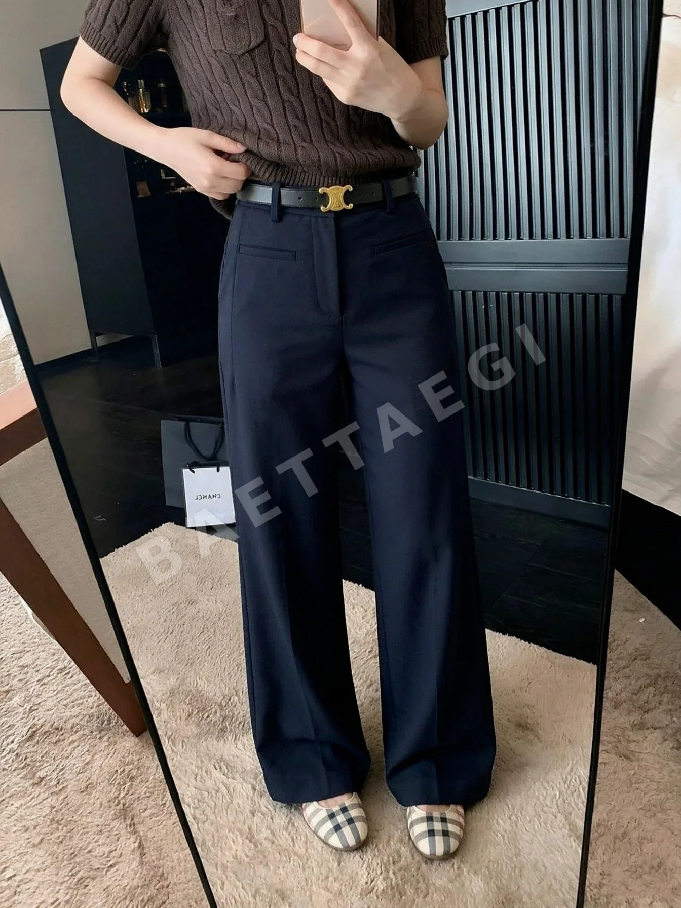 셀린느 여성 바지 202604 Celine Pants 상세 이미지 2