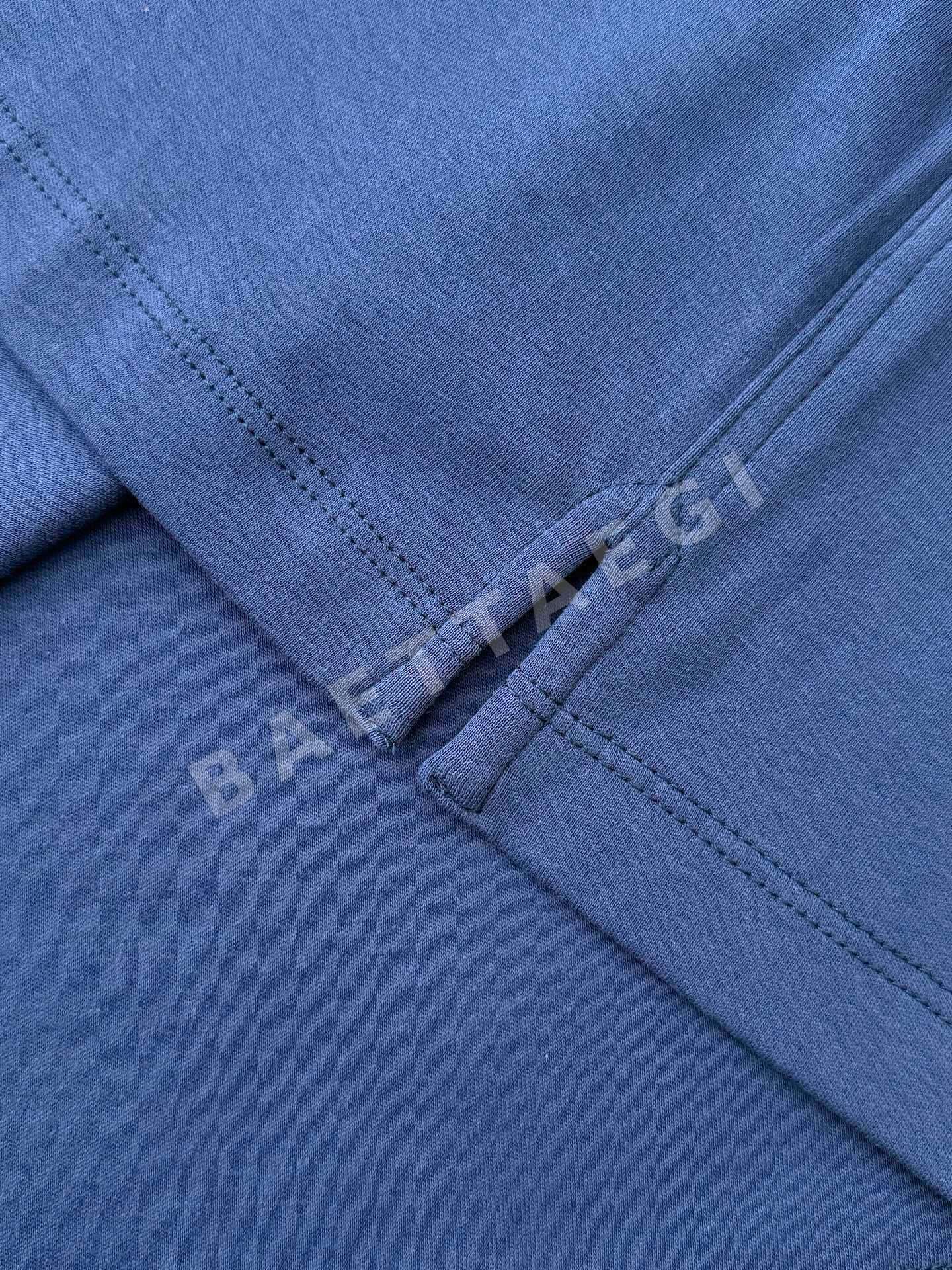 에르메스 컬러 블록 크루넥 반팔 셔츠 상세 이미지 7