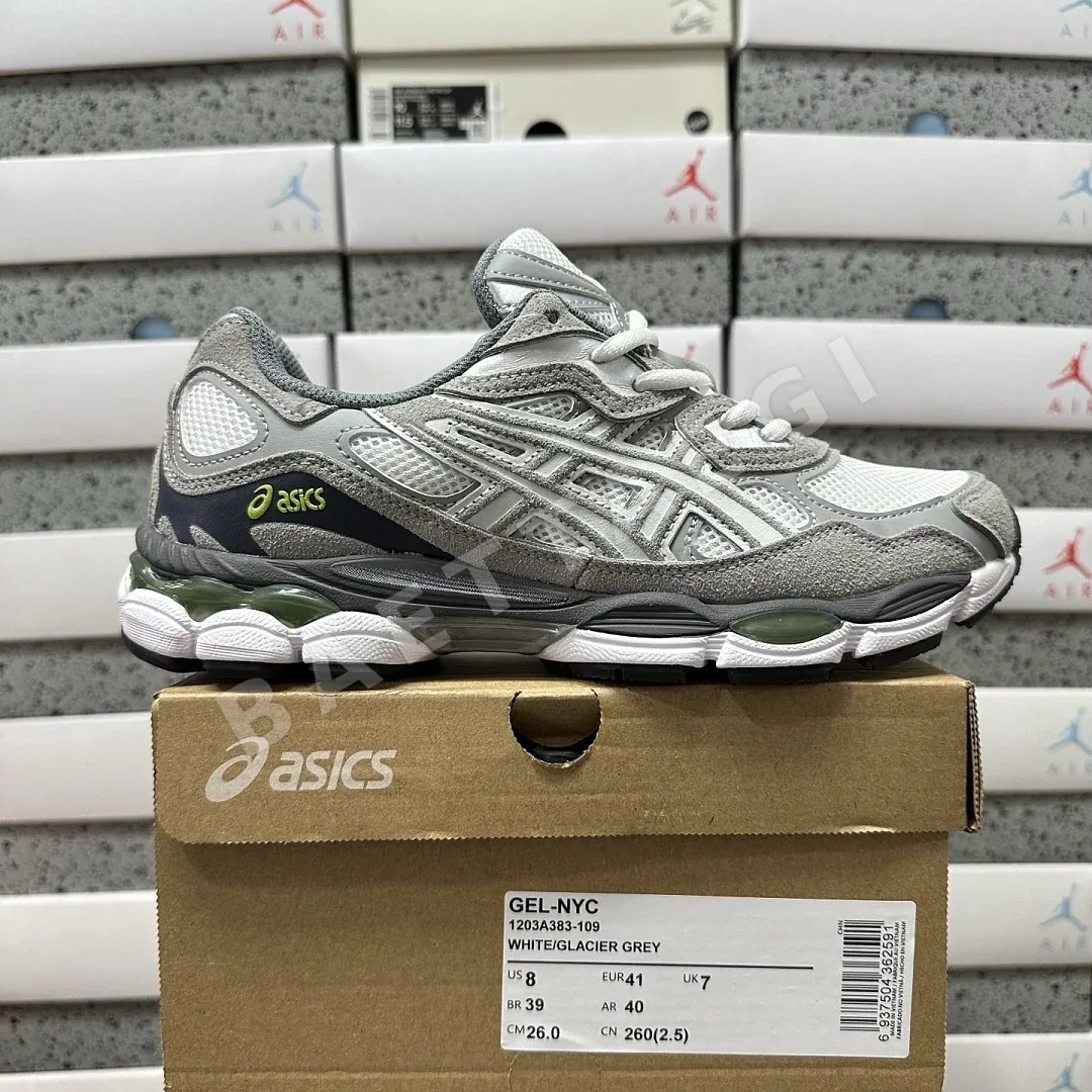 아식스 [M] 젤 NYC 1203A383-109 200508 Asics Gel-NYC White Glacier Grey