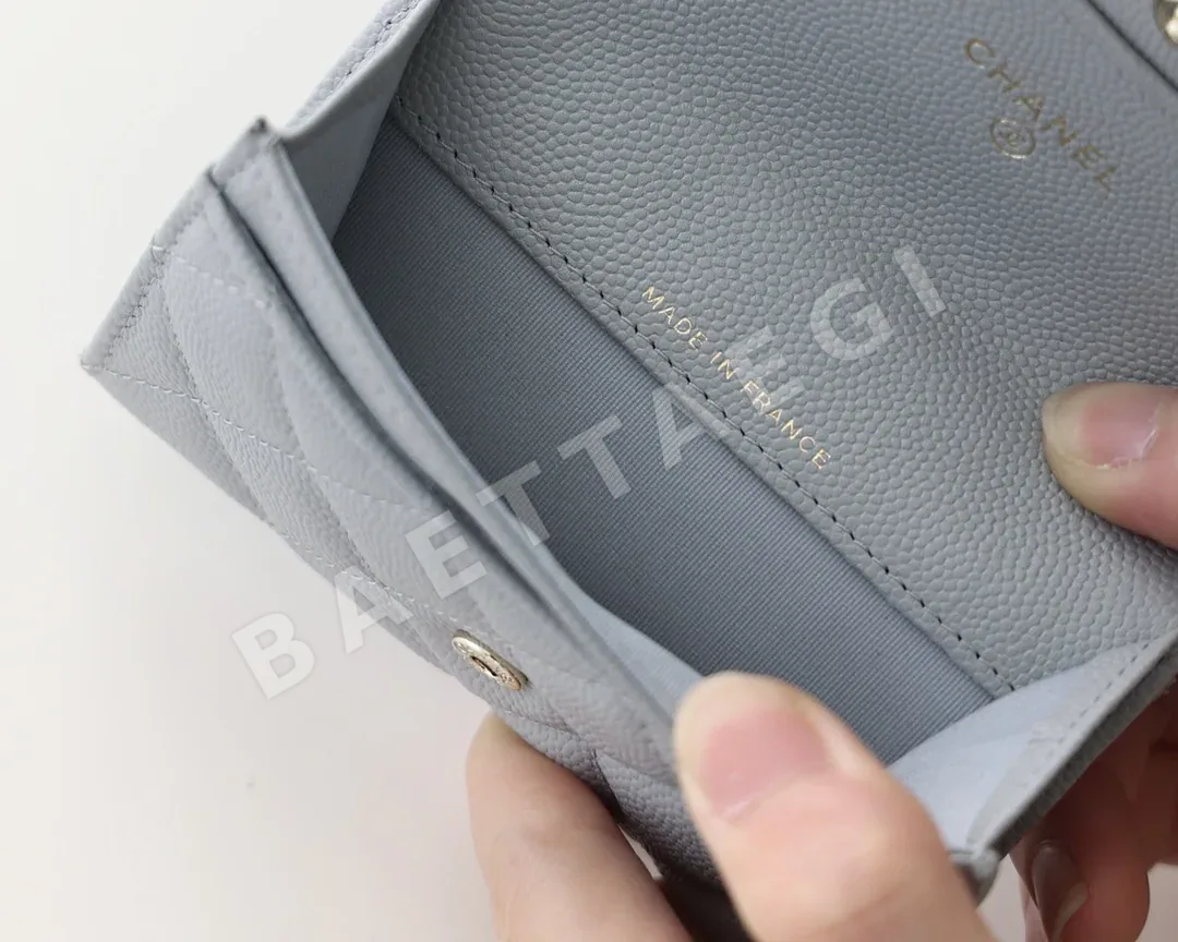 샤넬 천연 소가죽 카드 홀더 지갑 상세 이미지 7