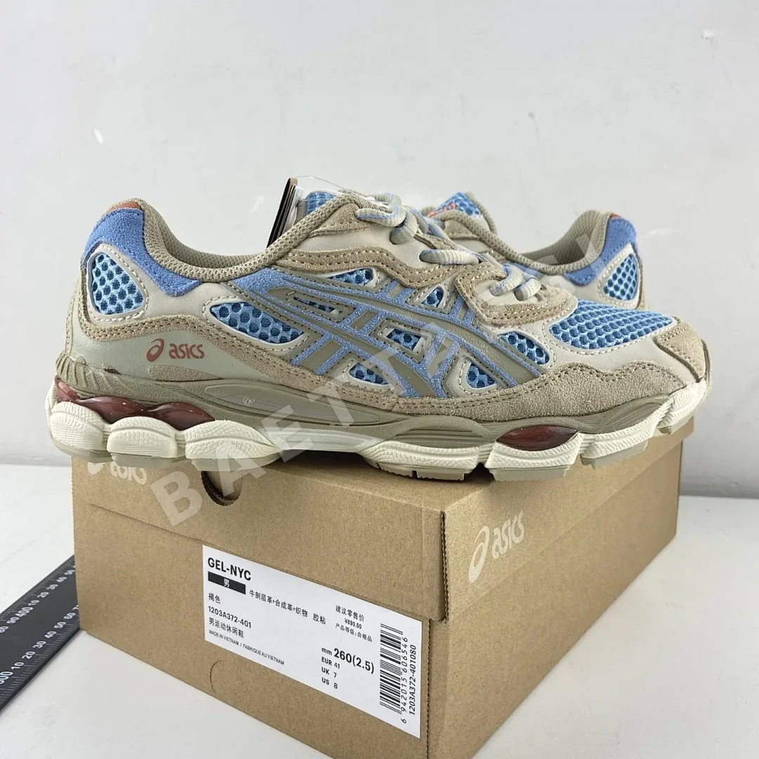 아식스 [HP] 젤 NYC 1203A372-401 200226 Asics Gel-NYC Harbor Blue Wood Crepe