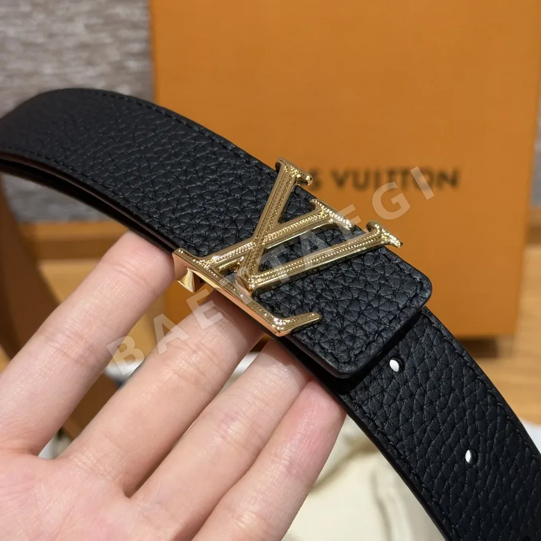 루이비통 30mm 리버시블 트리옹 가죽 벨트 상세 이미지 5