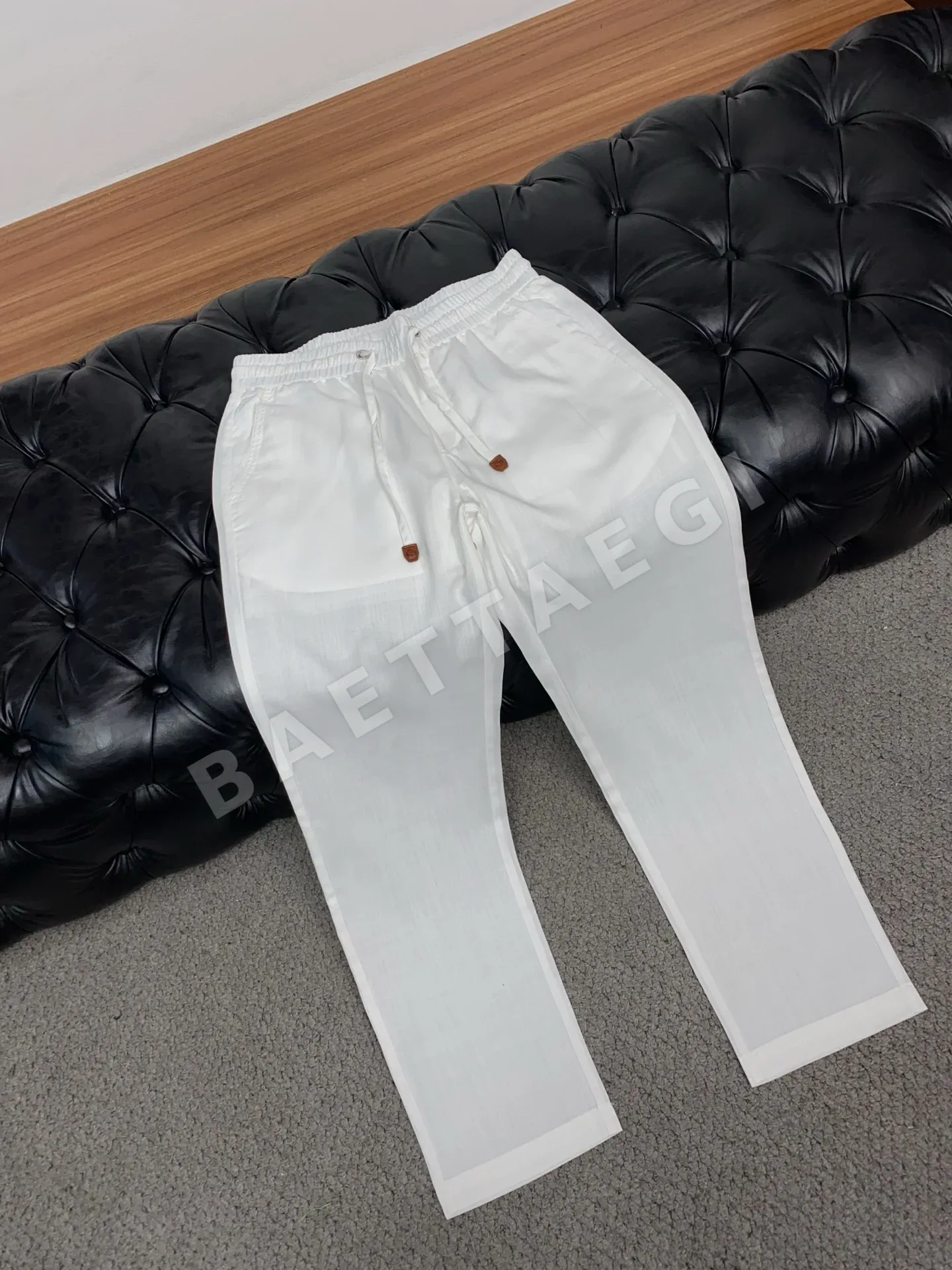 로로피아나 린넨 남성 바지 상세 이미지 6