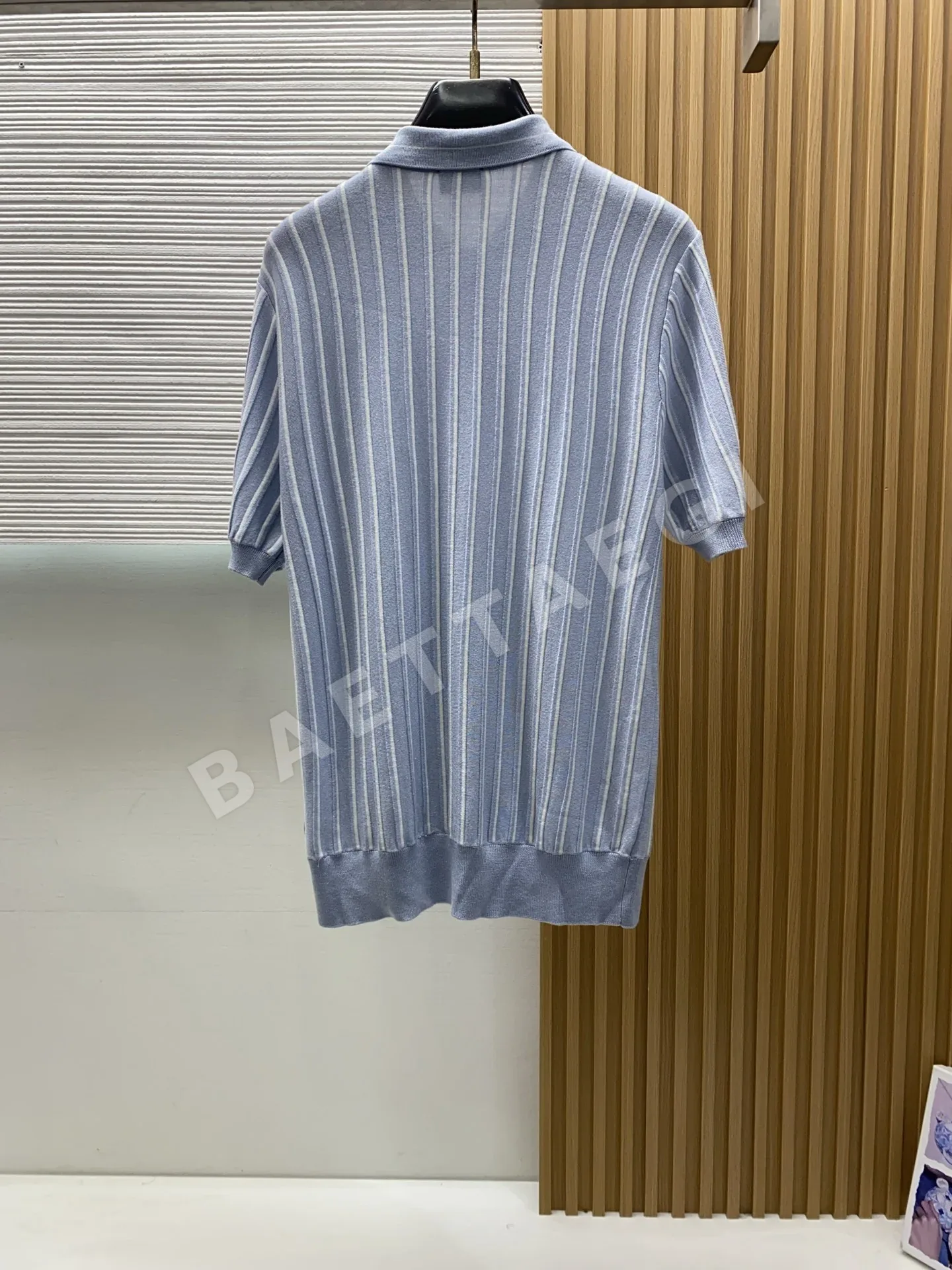 브리오니 실크 혼방 니트 폴로 반팔셔츠 상세 이미지 9