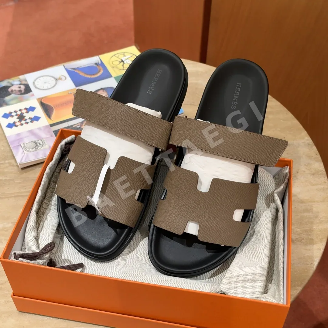 에르메스 시프르 샌들 Calfskin 컷아웃 상세 이미지 9