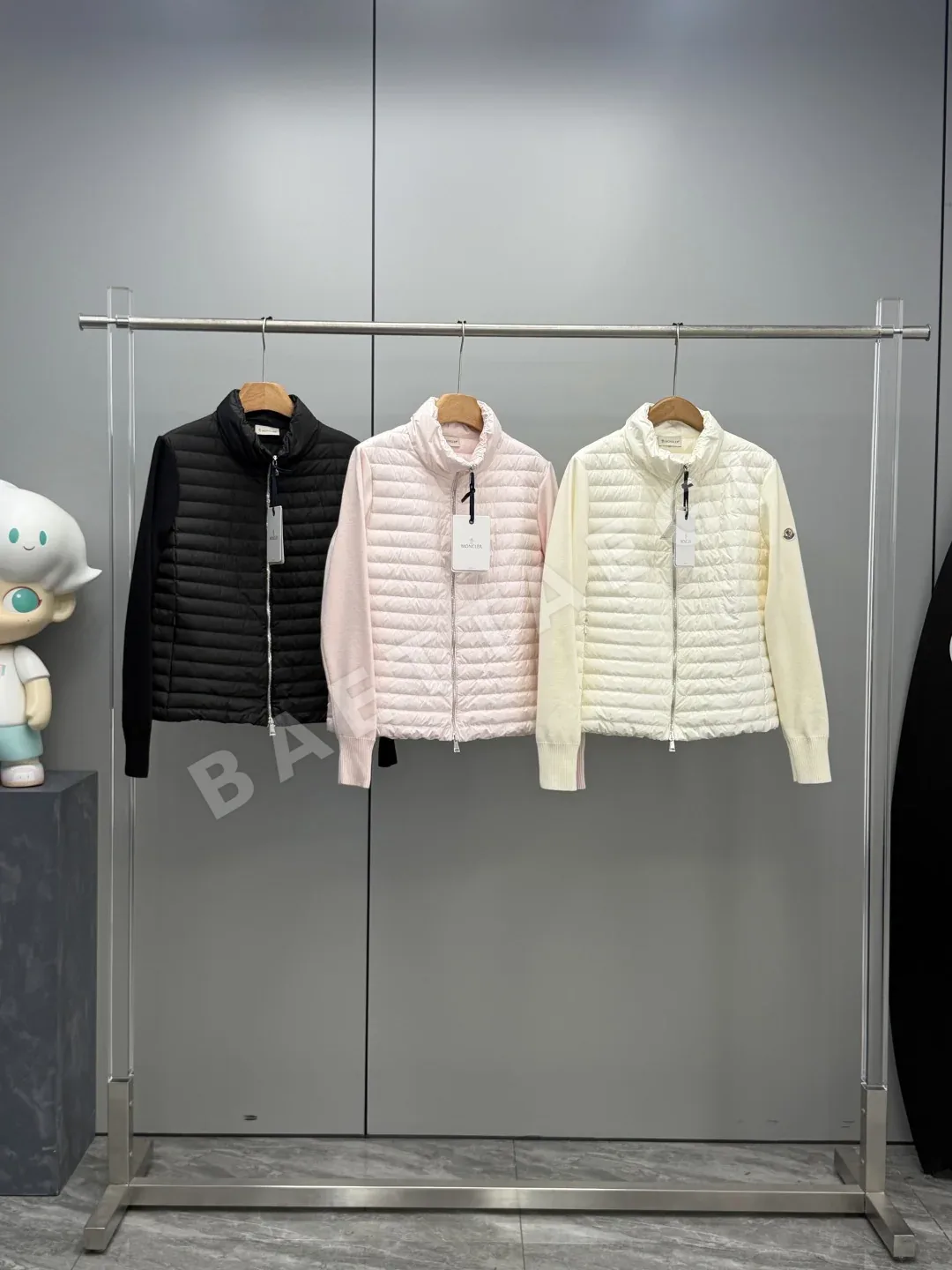 몽클레르 패딩 울 집업 카디건 167883 Moncler Padding