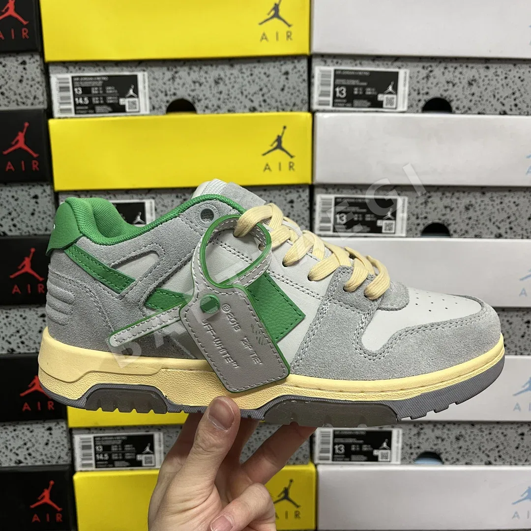 오프화이트 아웃 오브 오피스 OOO 로우 탑스 202400 Off White Out Of Office OOO Low Tops Light Grey 상세 이미지 10