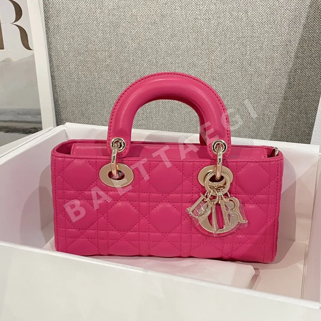 디올 스몰 레이디 D 조이 백 까나쥬 램스킨 숄더백 상세 이미지 2