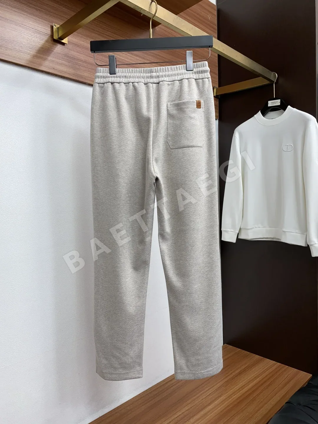 로로피아나 울 혼방 스탠드 카라 지퍼업 자켓 상세 이미지 9