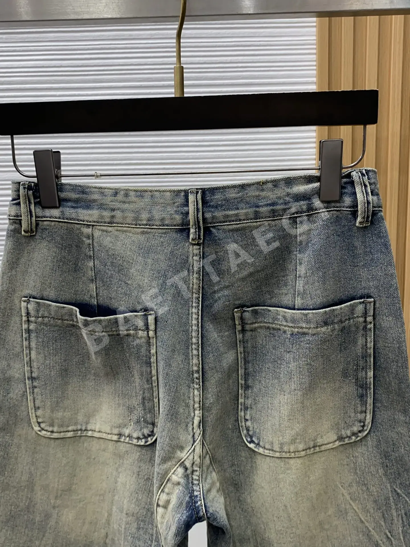 루이비통 데님 남성 반바지 상세 이미지 7