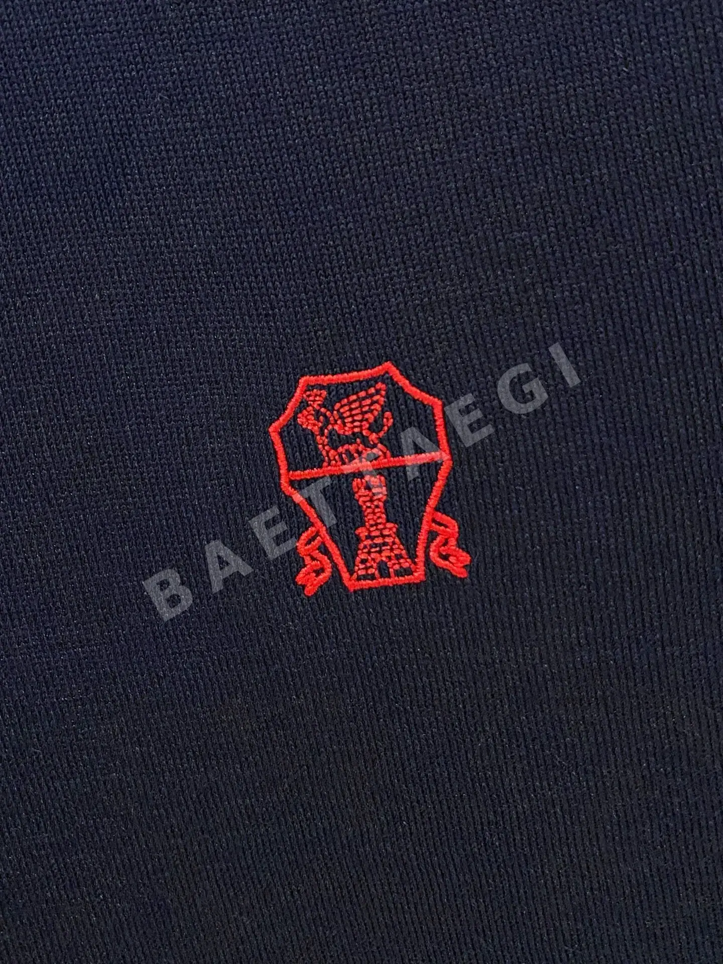 브루넬로쿠치넬리 실크 혼방 남성 반팔 티셔츠 상세 이미지 5