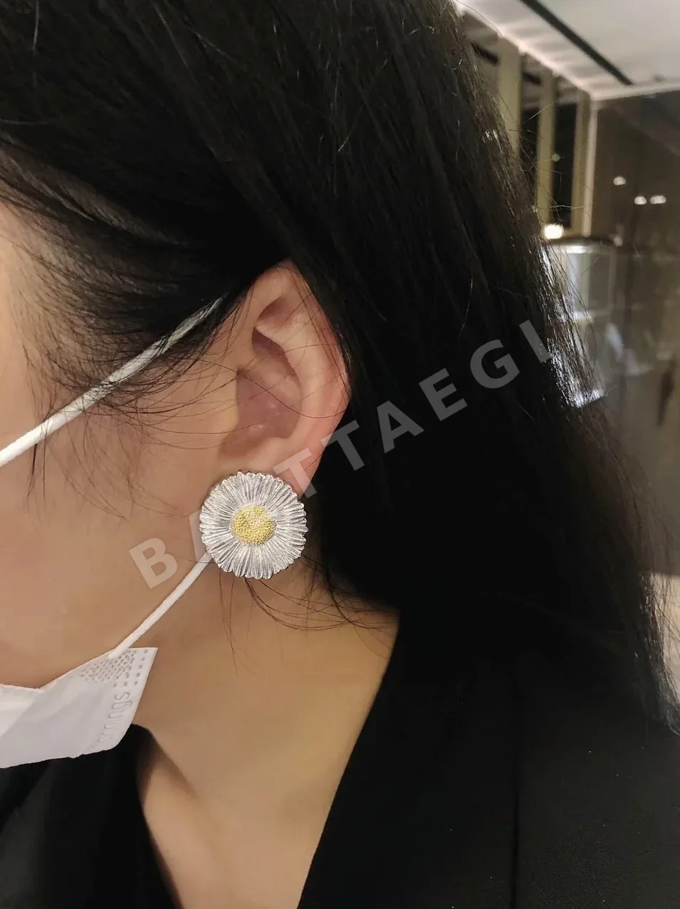 부첼라티 데이지 925 스털링 실버 귀걸이 상세 이미지 9
