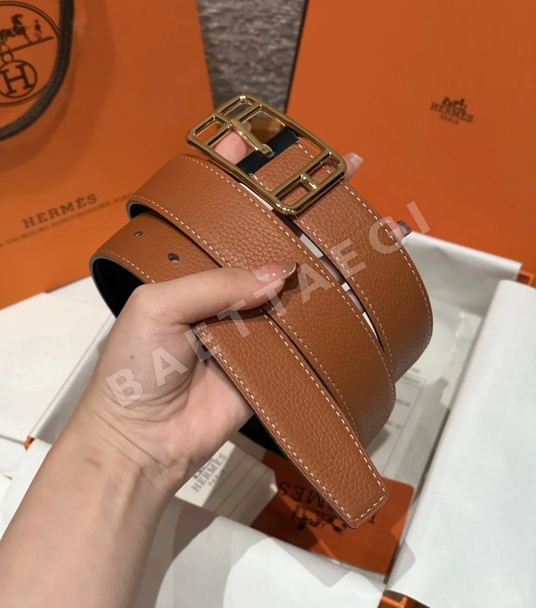 에르메스 케이프코드 32mm 리버시블 벨트 상세 이미지 2