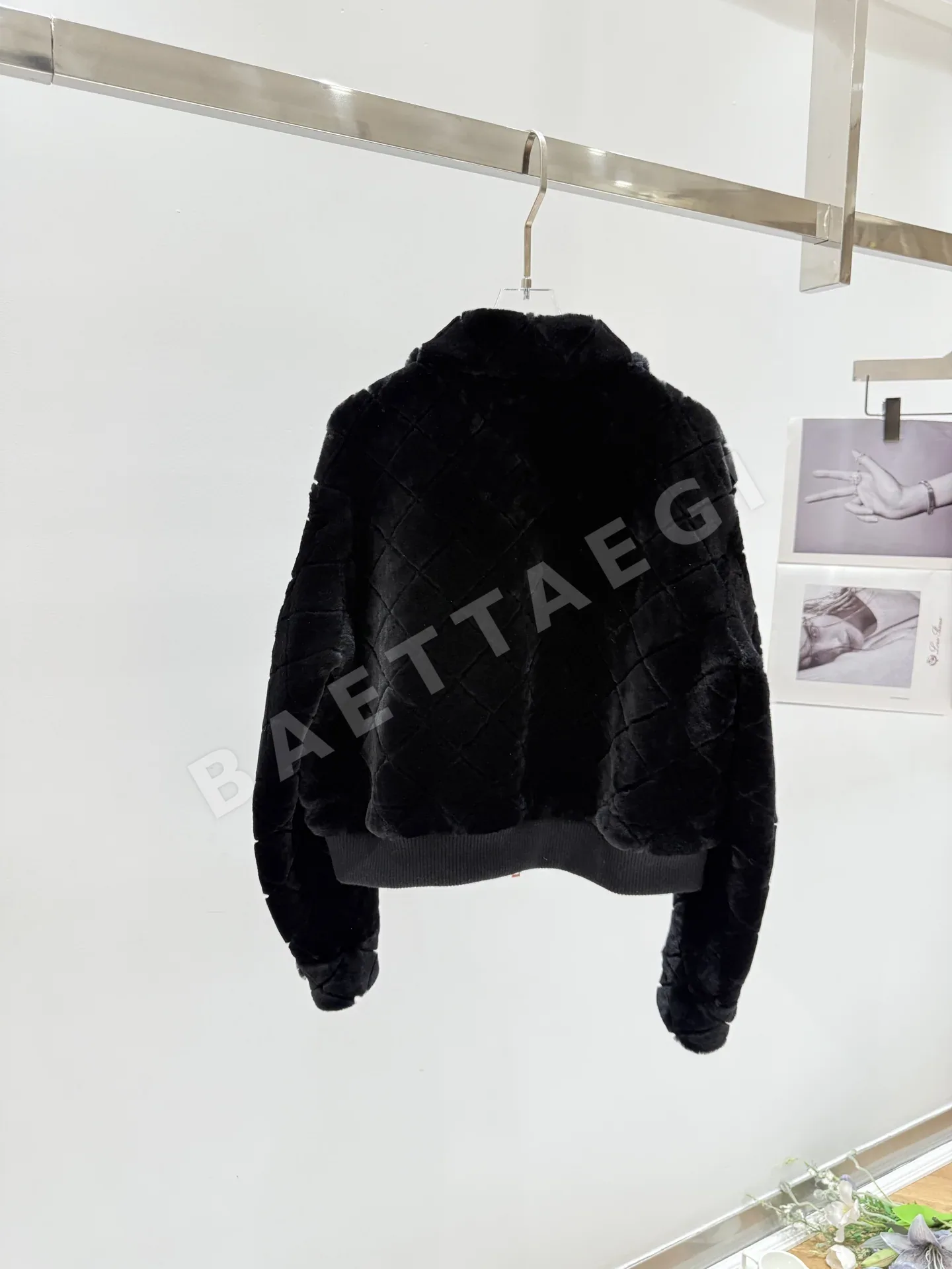 샤넬 울 모피 여성 자켓 상세 이미지 9