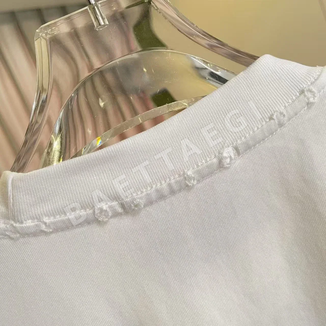 마르지엘라 데미지 가공 그라데이션 립 반팔 티셔츠 상세 이미지 8