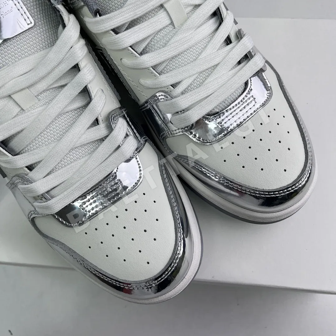 오프화이트 아웃 오브 오피스 OOO 로우 탑스 실버 화이트 E0172 202394 Off White Out Of Office OOO Low 상세 이미지 5