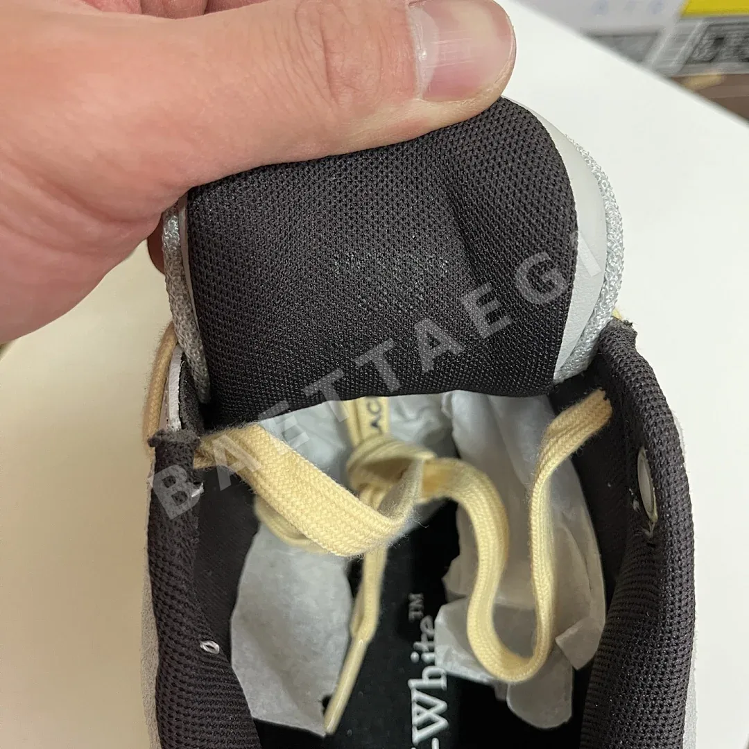 오프화이트 아웃 오브 오피스 OOO 로우 탑스 그레이 블랙 202396 Off White Out Of Office OOO Low Tops 상세 이미지 3