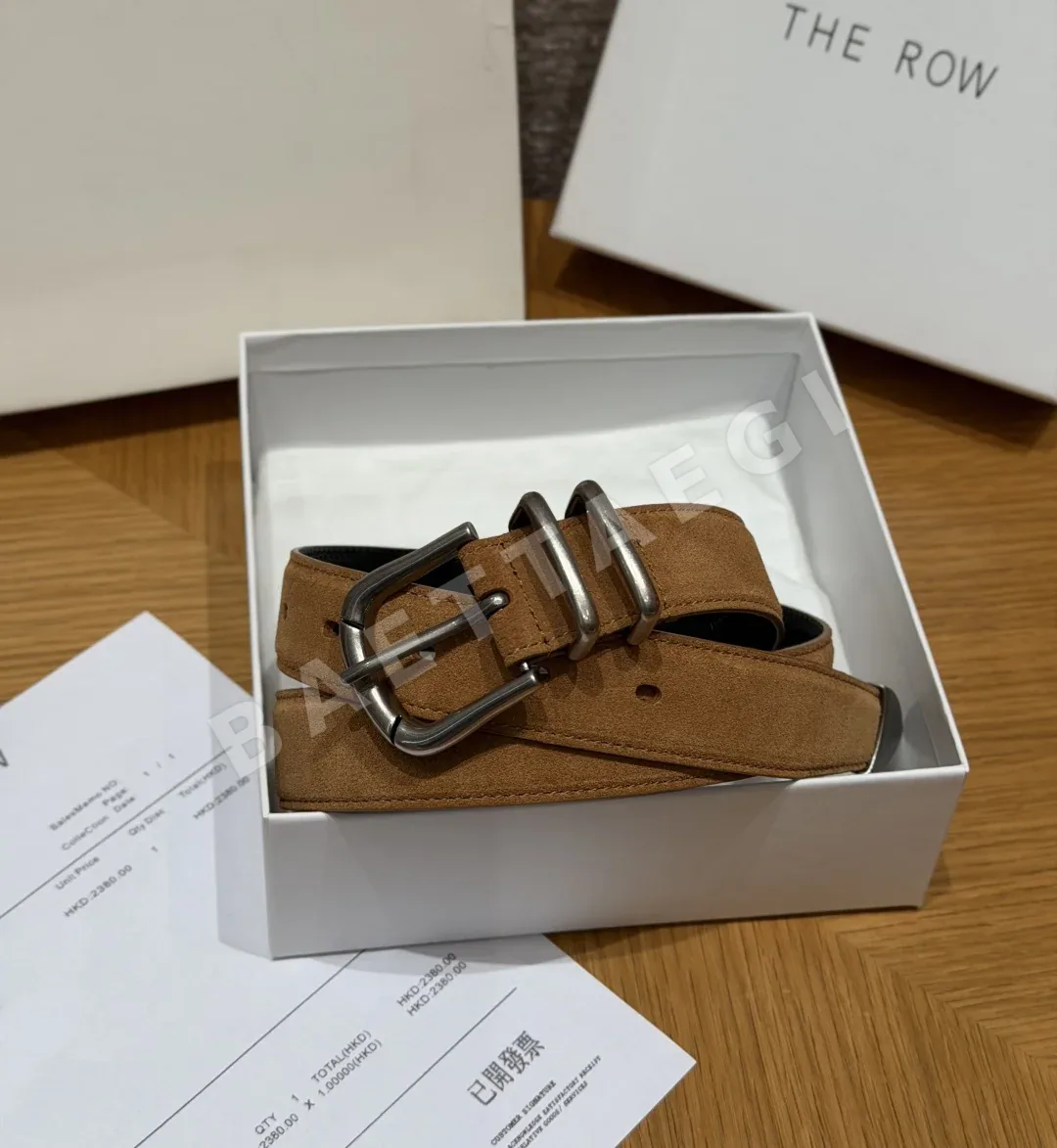 더로우 클래식 가죽 더블 링 벨트 3 cm 177864