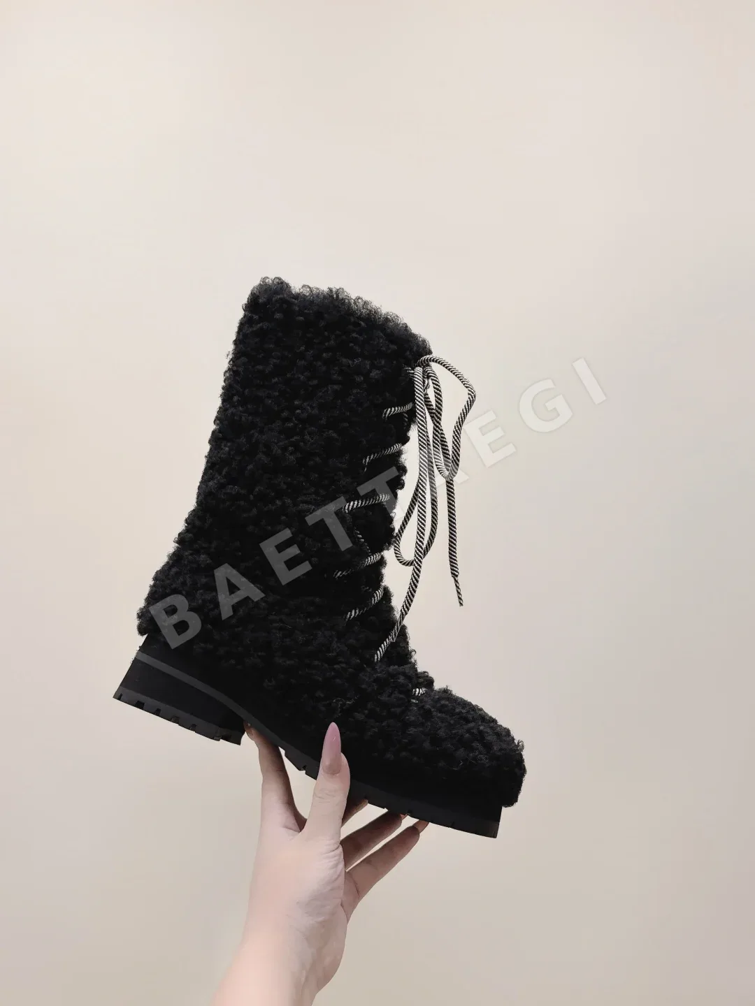 샤넬 퍼 램울 부츠 상세 이미지 8