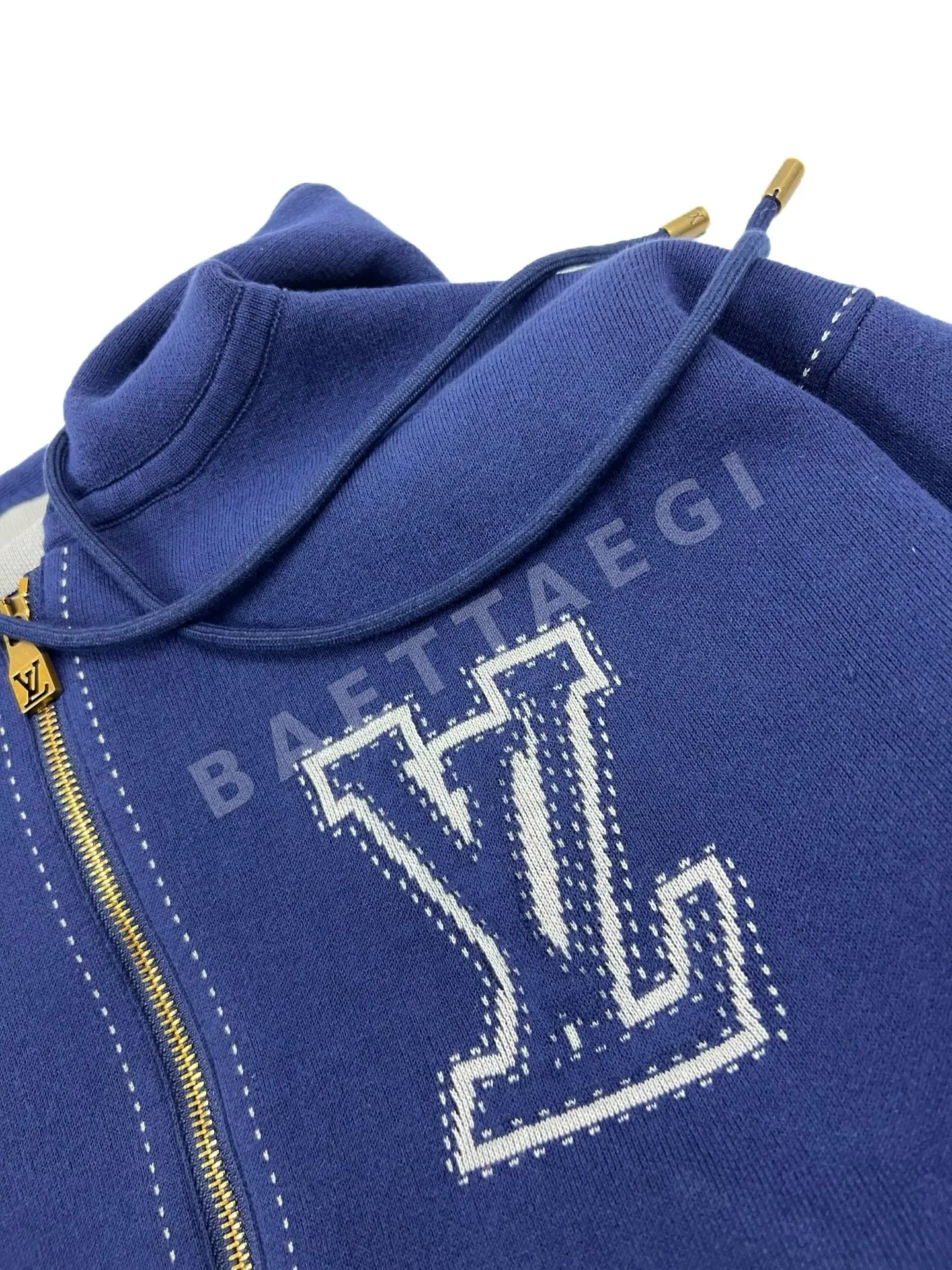 루이비통 LV 모노그램 플라워 후드 집업 자켓 상세 이미지 7
