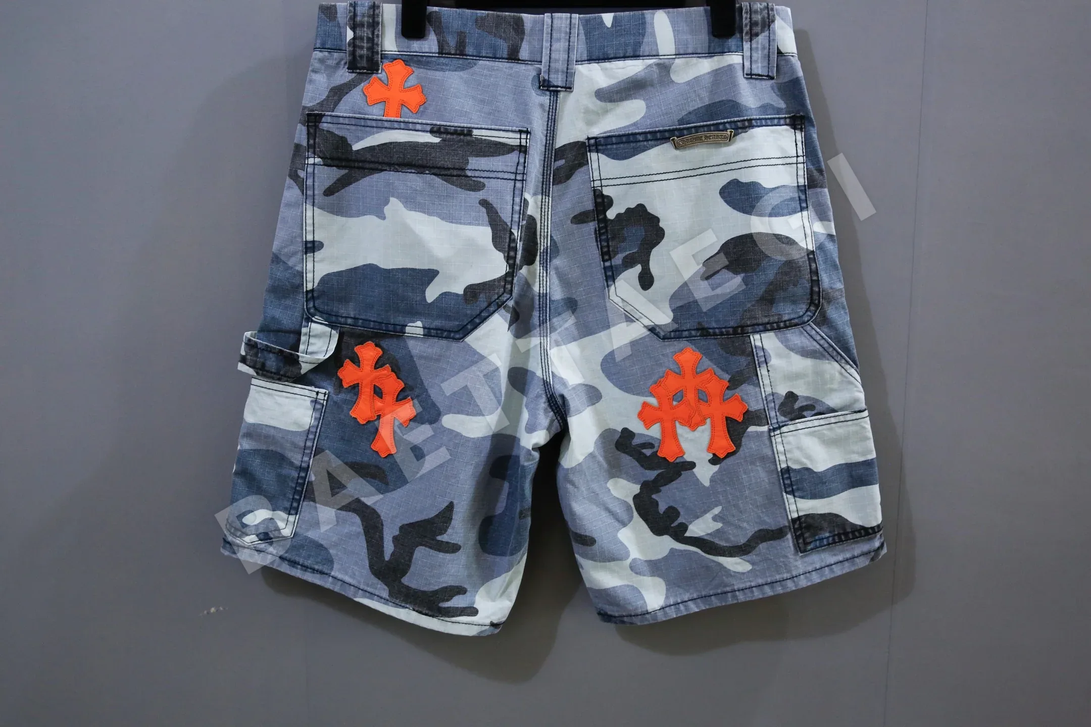 크롬하츠 블루 카모플라주 코튼 반팔 상세 이미지 7