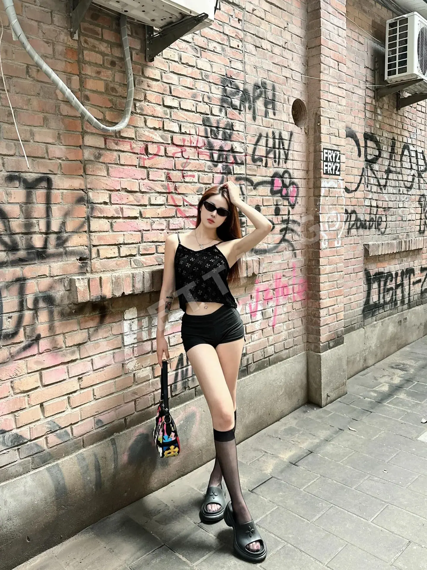 크롬하츠 여성 벨벳 캐미솔 반팔 상세 이미지 20