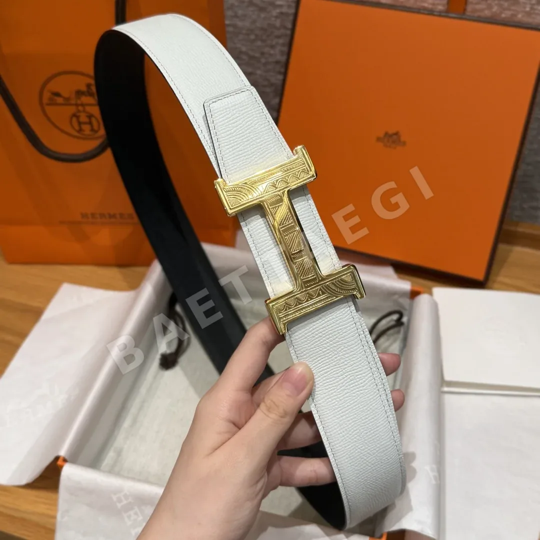 에르메스 홈 투아렉 양면 가죽 벨트 상세 이미지 4
