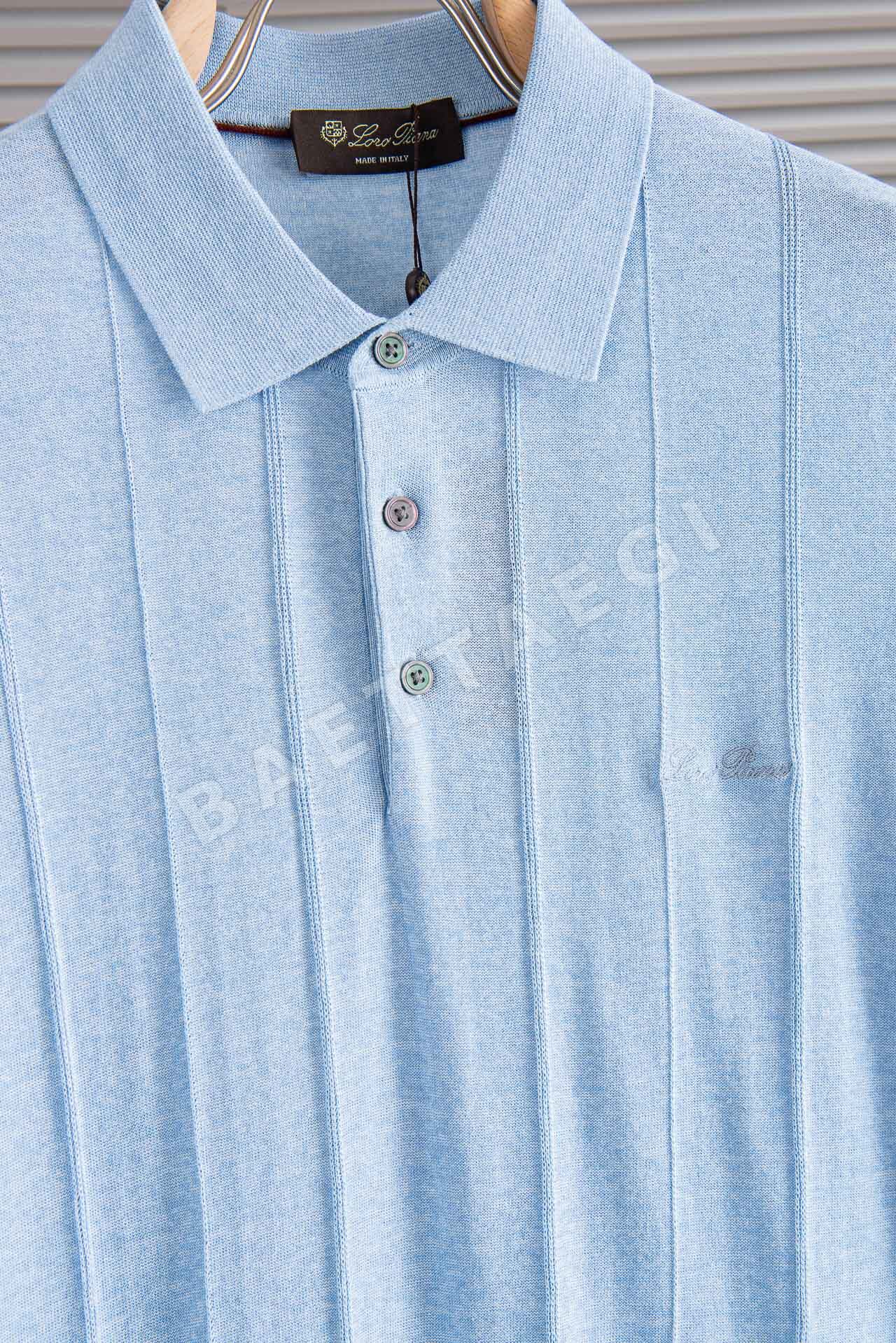 로로피아나 린넨 텐셀 혼방 남성 반팔 티셔츠 상세 이미지 2