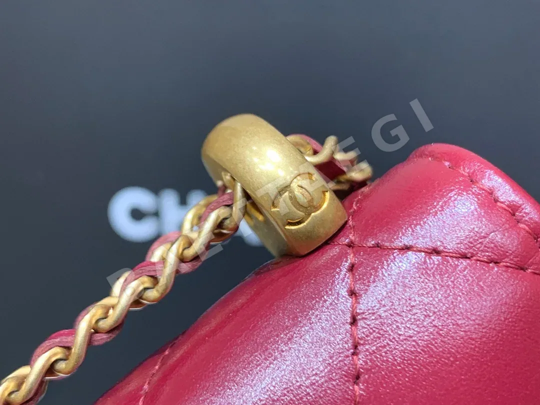 샤넬 메티에 다르 더블 골드 비즈 미니 백 AP2290 상세 이미지 7