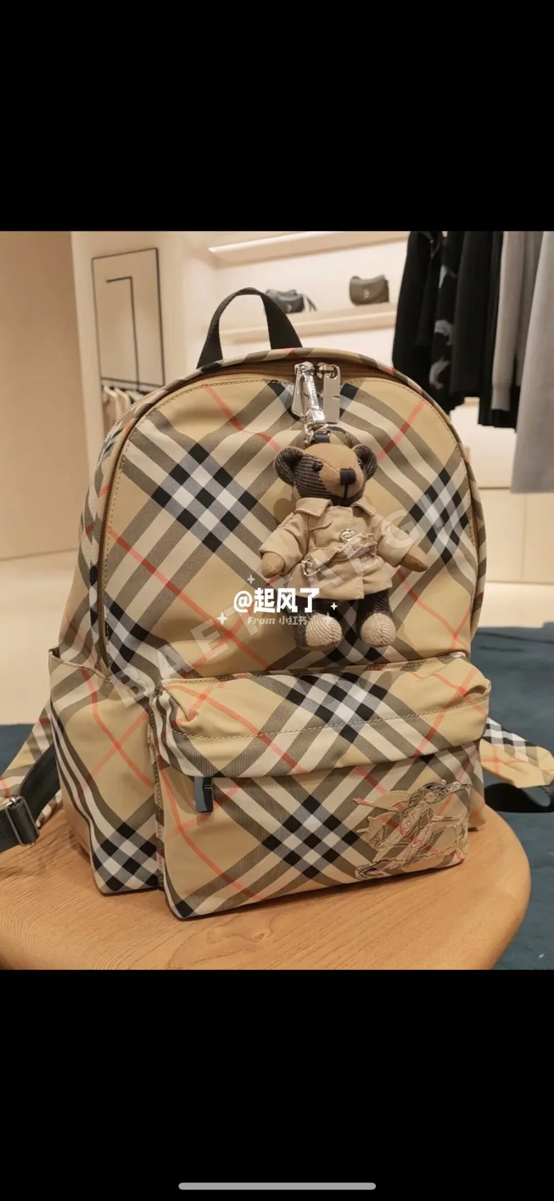 버버리 클래식 체크 백팩 39854