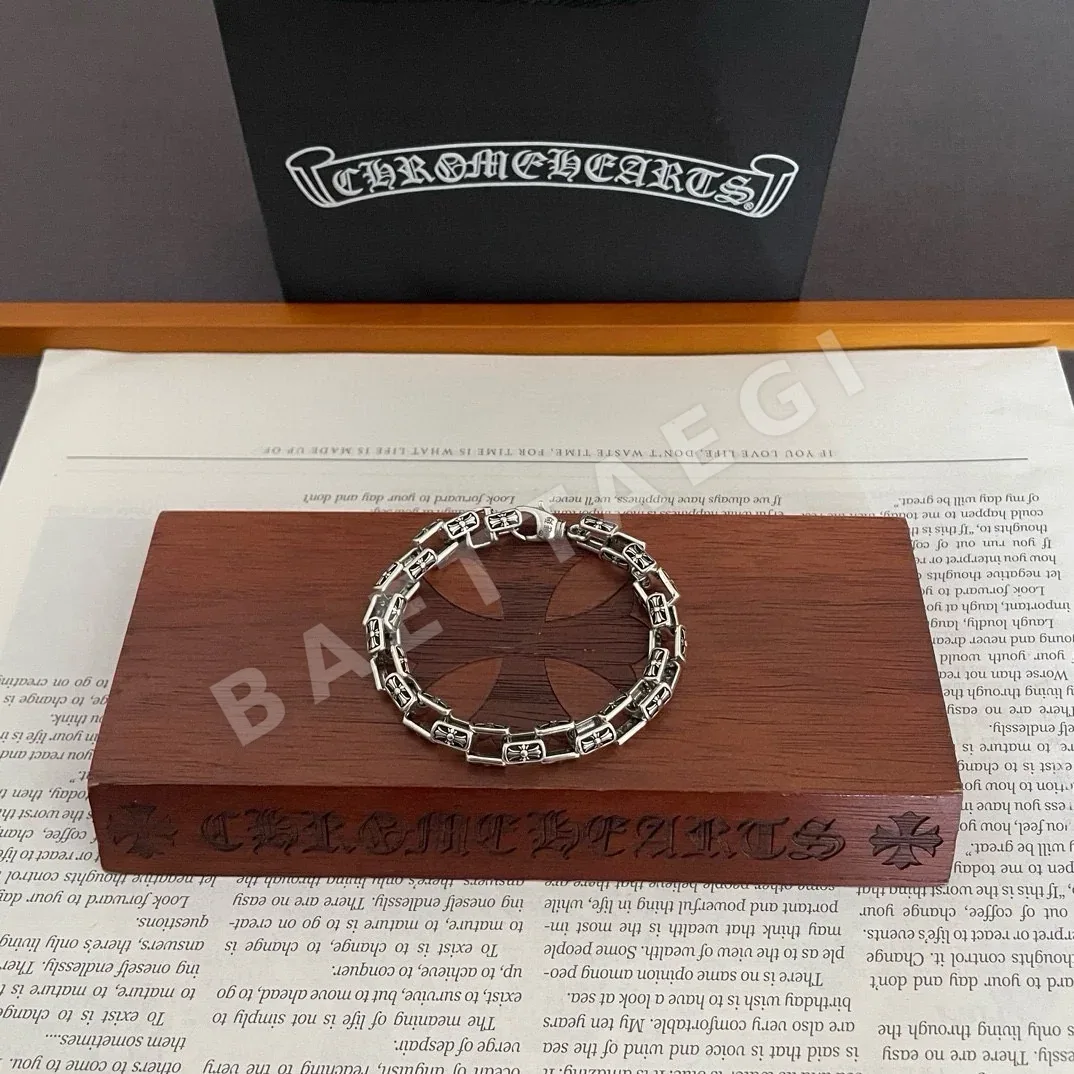 크롬하츠 클래식 레트로 크로스 뱀부 팔찌 상세 이미지 5