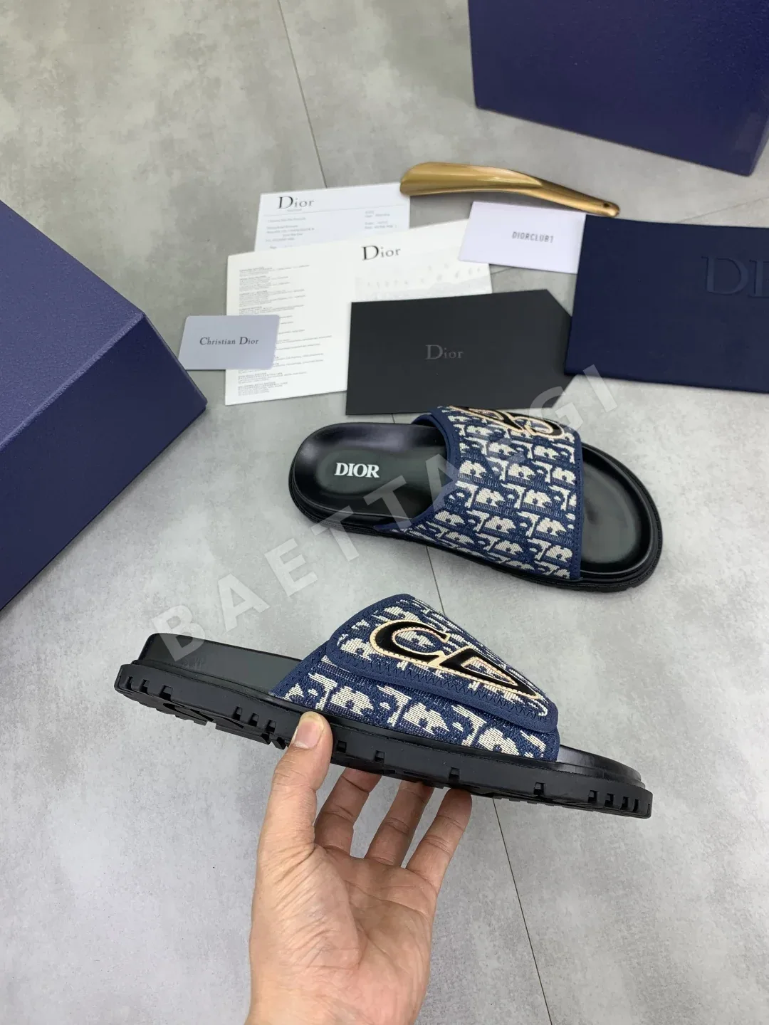 디올 오블리크 자카드 아쿠아 샌들 (Dior Aqua Sandal) 상세 이미지 6