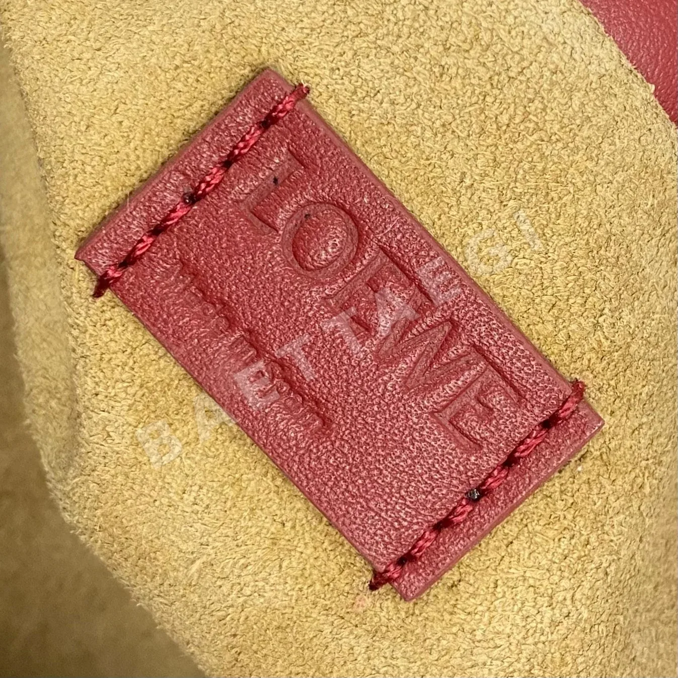 로에베 플라멩코 나파 가죽 드로우스트링 백 상세 이미지 8