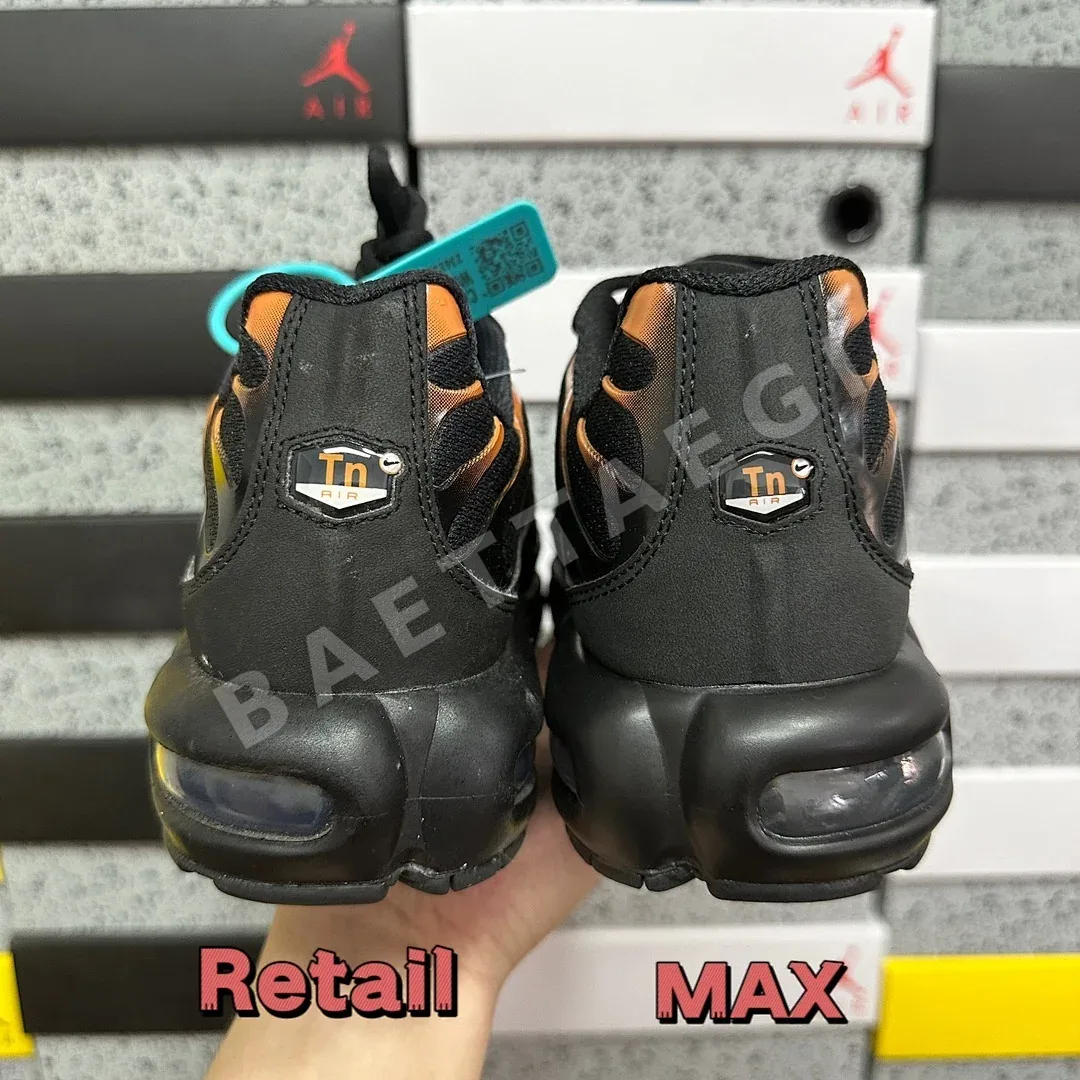 나이키 [DF] 에어 맥스 플러스 블랙 오렌지 FN6949-400 201074 Nike Air Max Plus Dark Obsidian 상세 이미지 17