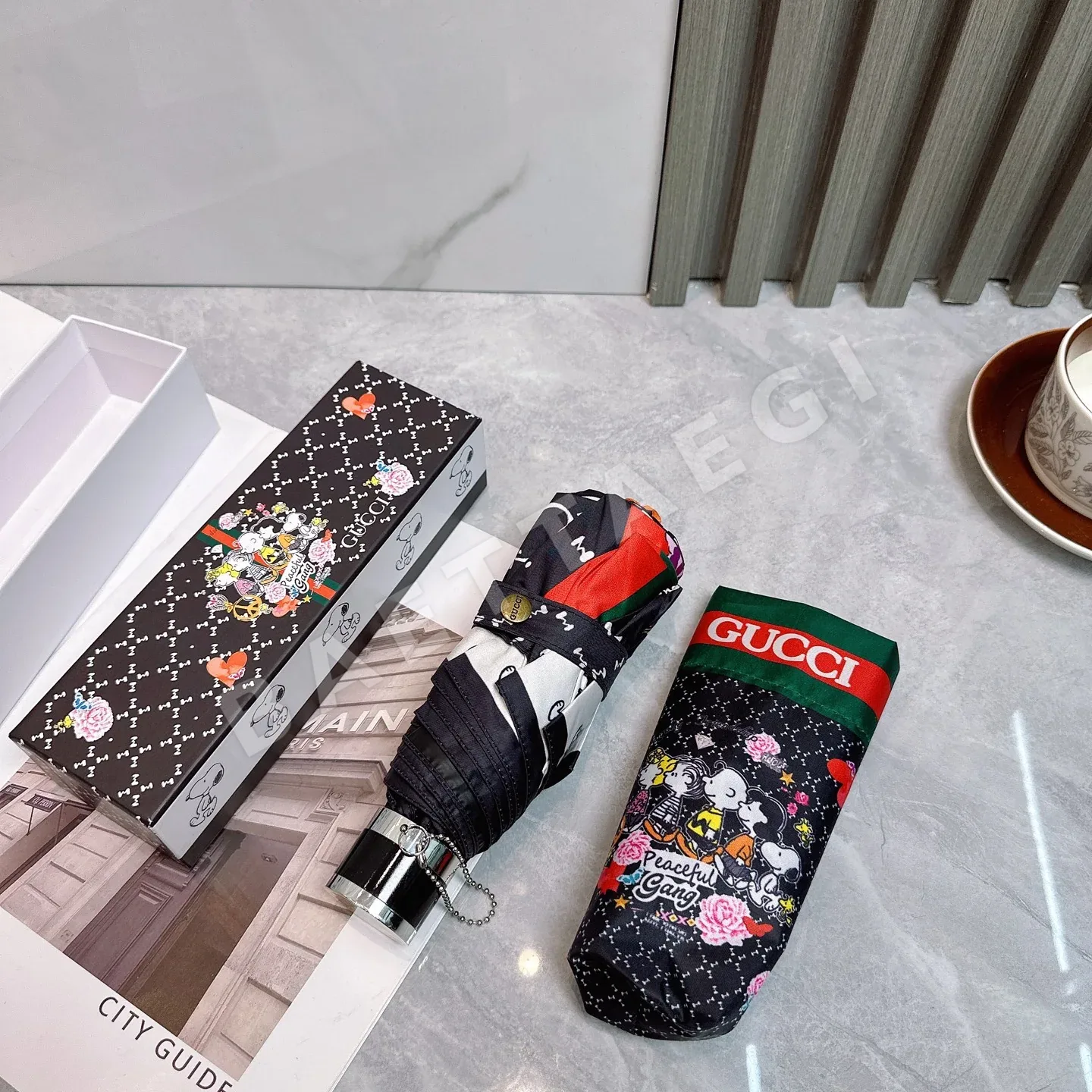 구찌 접이식 양산 우산 상세 이미지 6