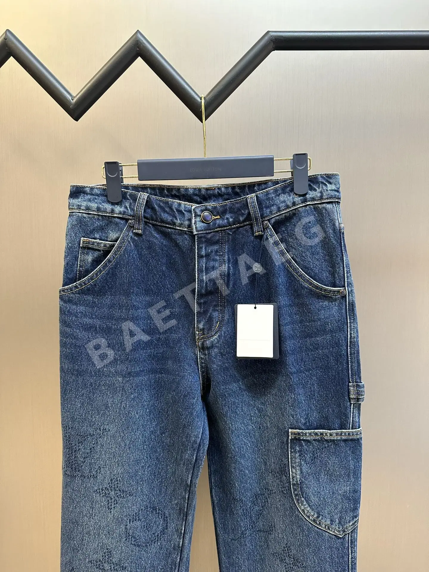 루이비통 그라데이션 로고 데님 남성 바지 상세 이미지 2