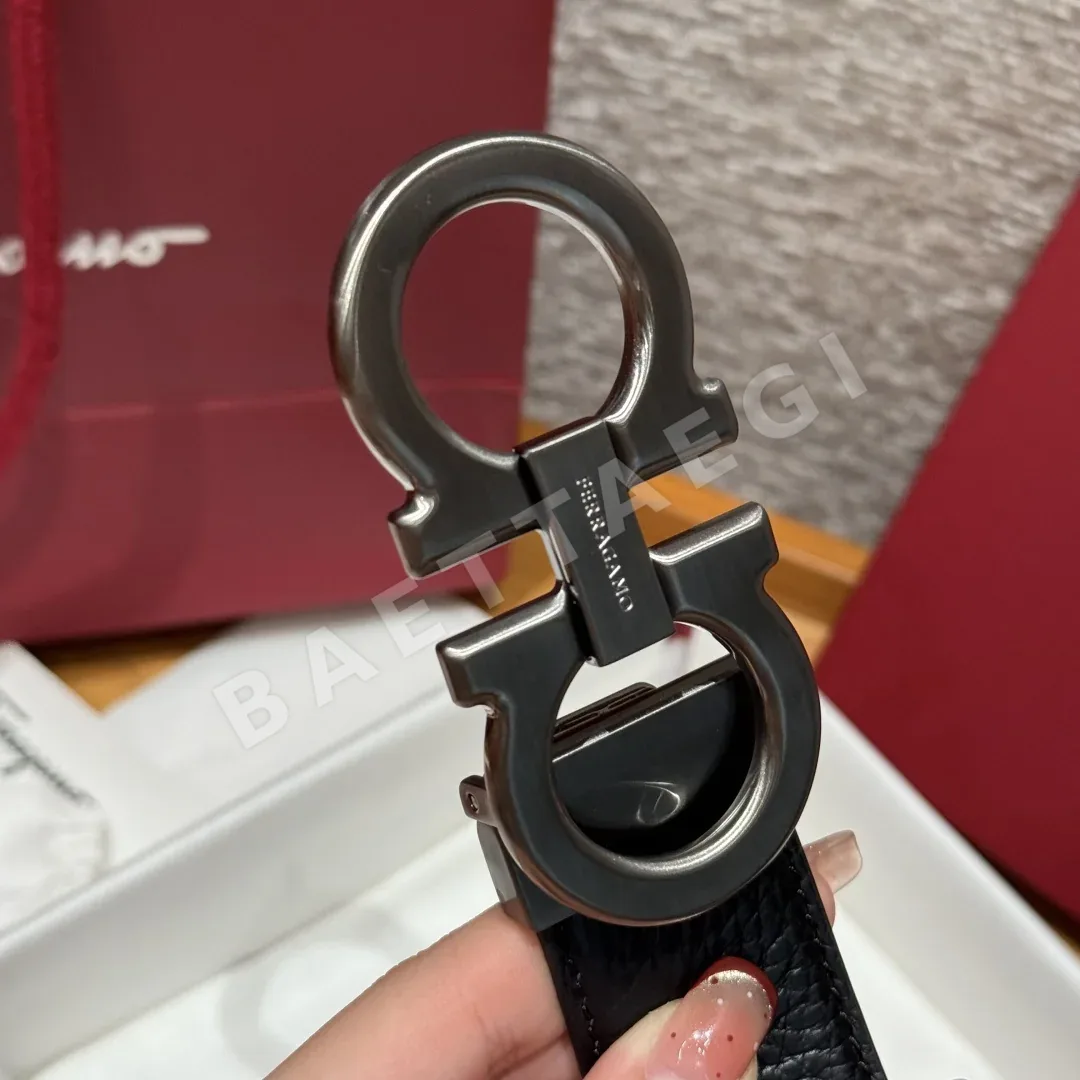 페레가모 간치니 가죽 양면 벨트 상세 이미지 6