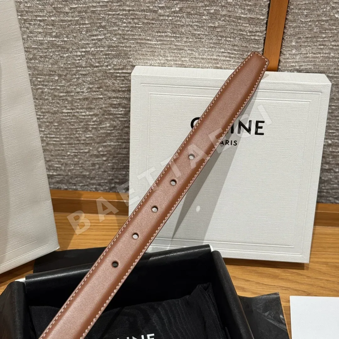 셀린느 부드러운 소가죽 여성용 벨트 상세 이미지 7