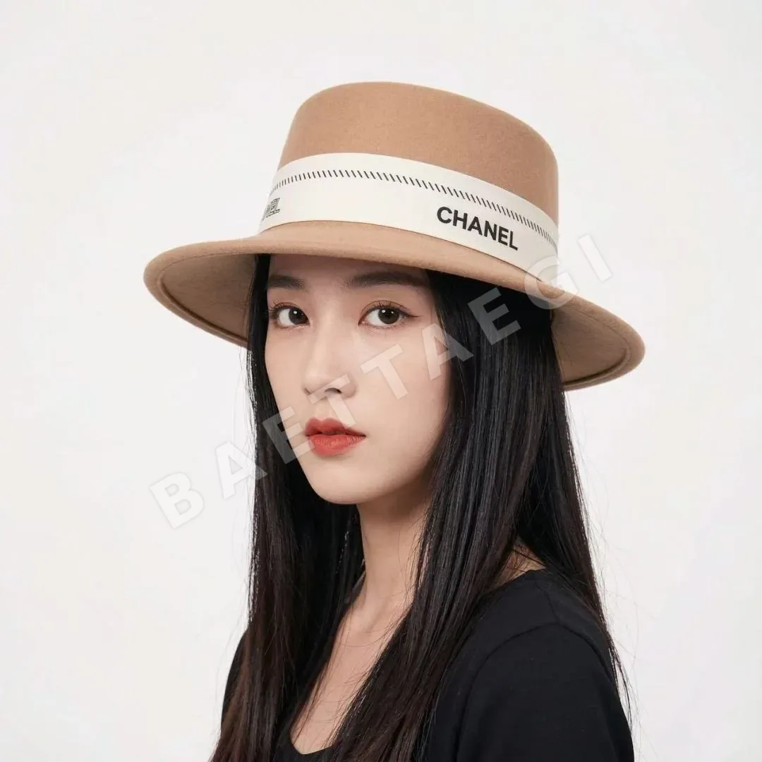 샤넬 캐시미어 플랫 탑 모자 상세 이미지 1