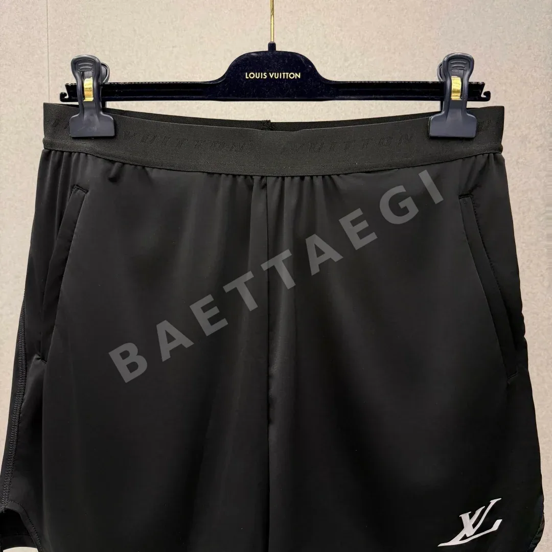 루이비통 더블 레이어 러닝 남성 반바지 상세 이미지 3