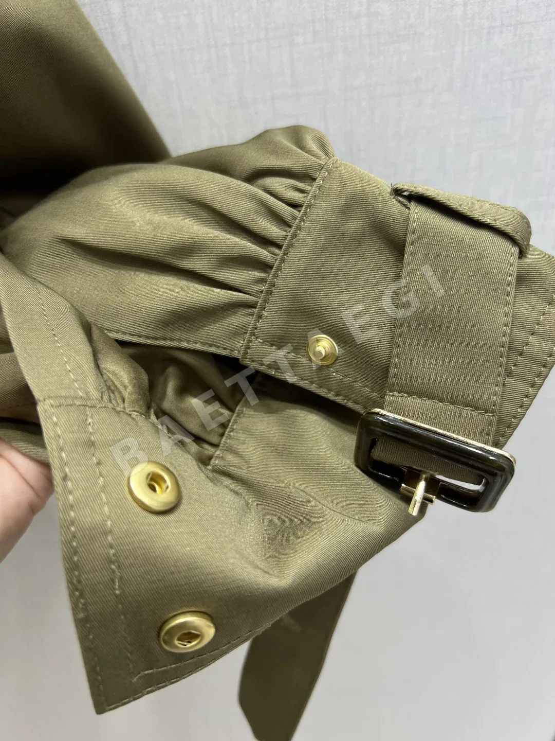 짐머만 스탠드 카라 버클 스트랩 여성 자켓 상세 이미지 6