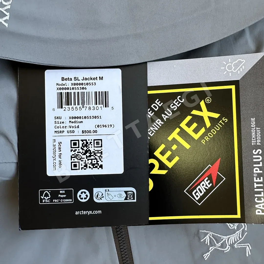 아크테릭스 [TZ] 베타 SL 자켓 그레이 205586 Arc'teryx Beta SL Jacket Void 상세 이미지 8