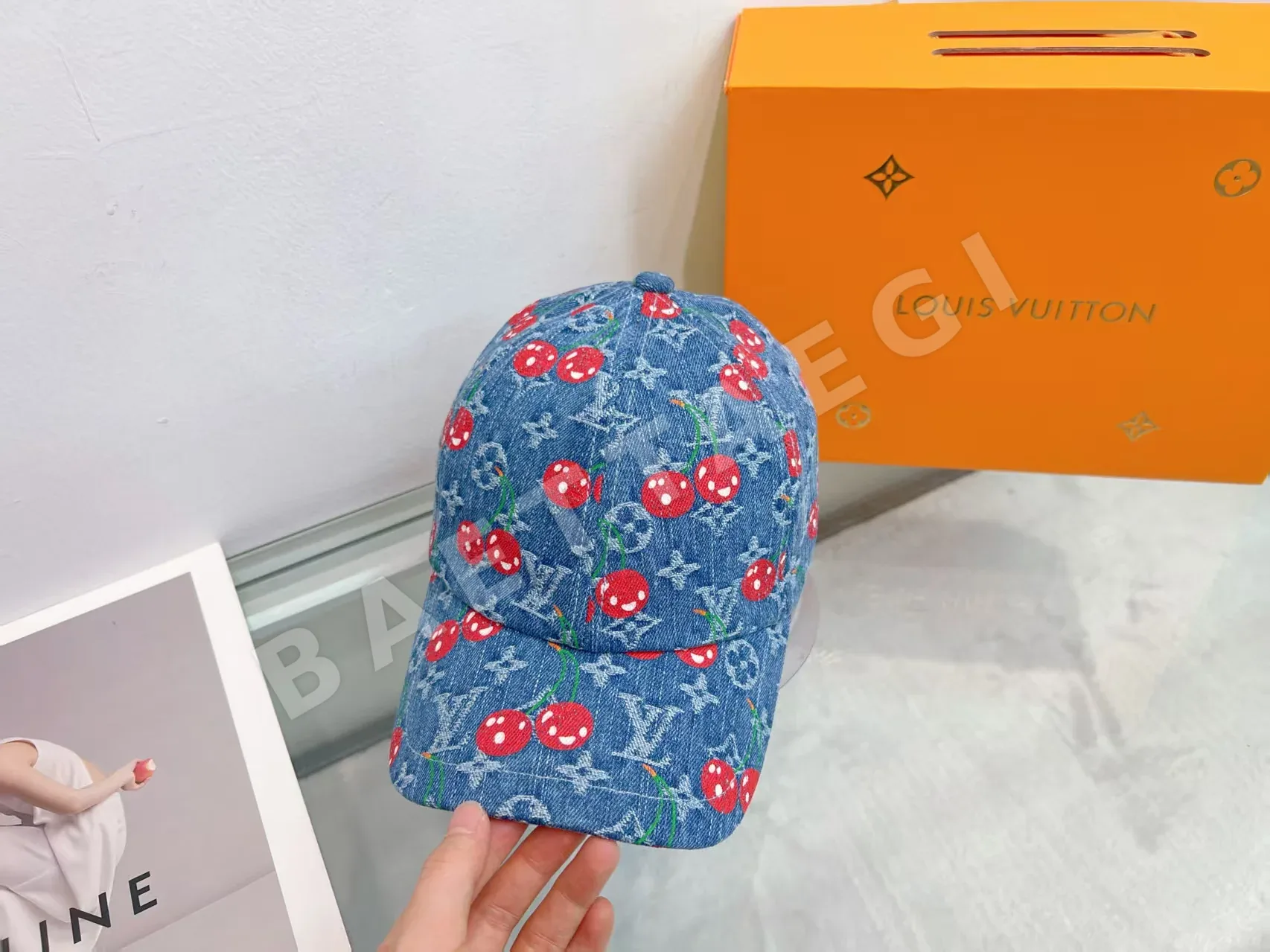 루이비통 데님 야구모자 상세 이미지 5