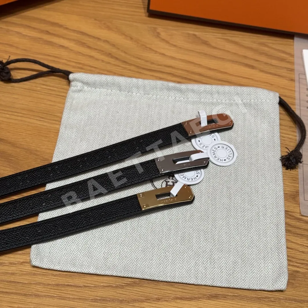 에르메스 켈리 버클 투각 가죽 벨트 상세 이미지 5