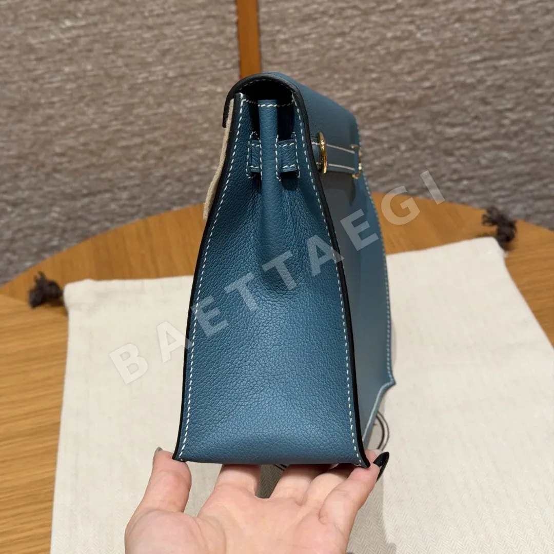 에르메스 켈리 단스 블루 가방 상세 이미지 4