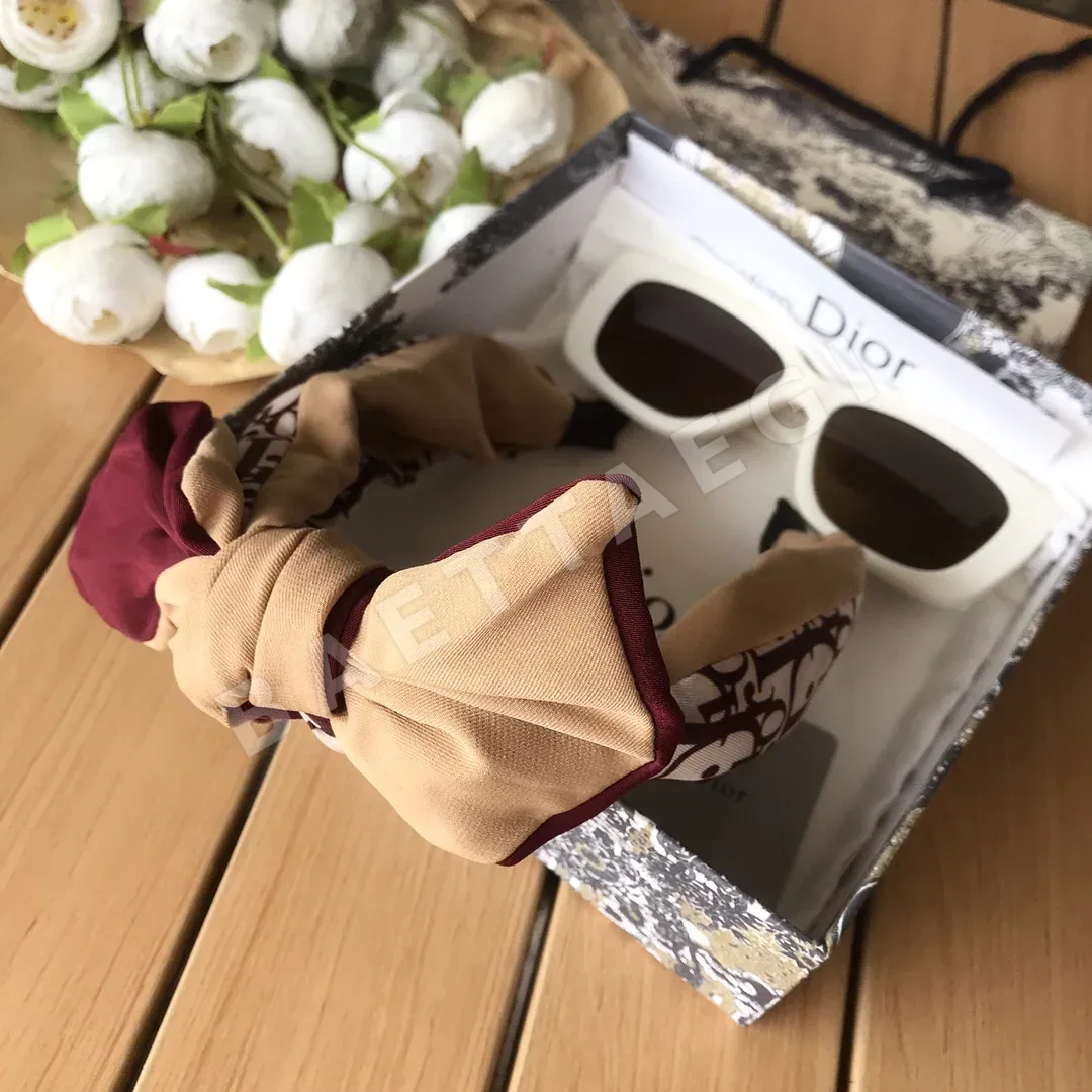 디올 모노그램 헤드밴드 헤어악세사리 상세 이미지 2