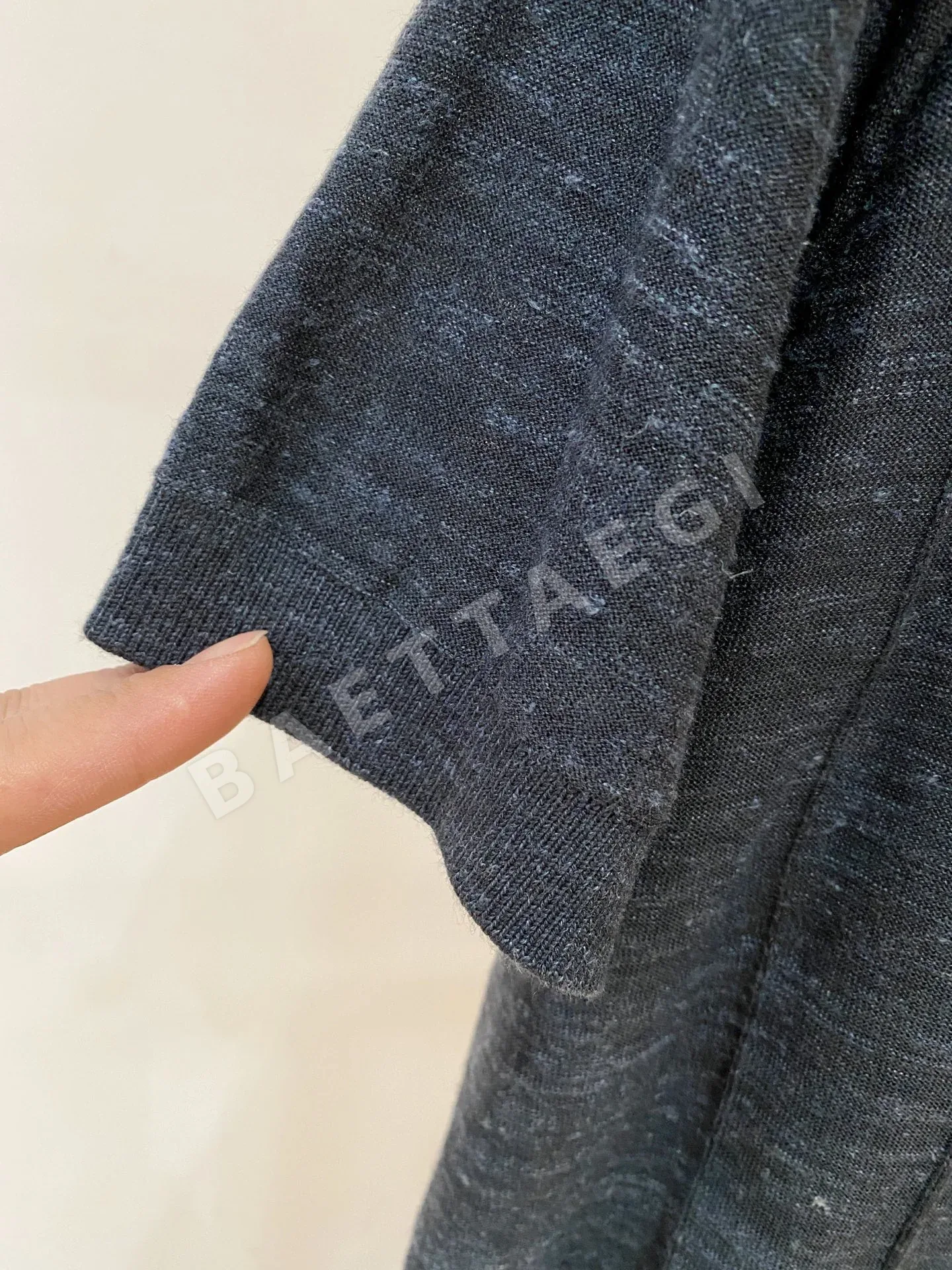 로로피아나 남성 린넨 반팔 티셔츠 상세 이미지 7