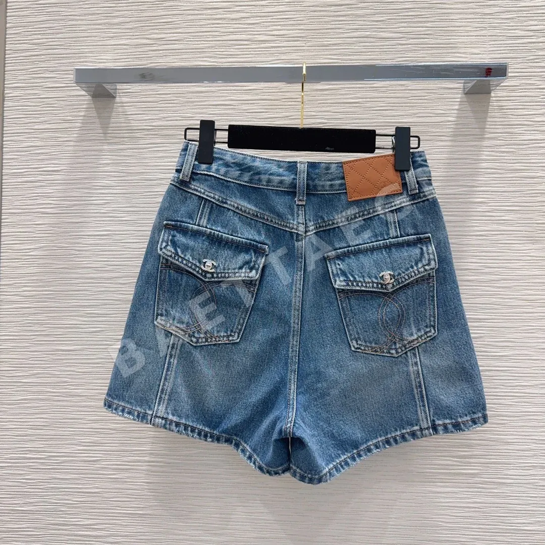 샤넬 여성 데님 반바지 상세 이미지 8