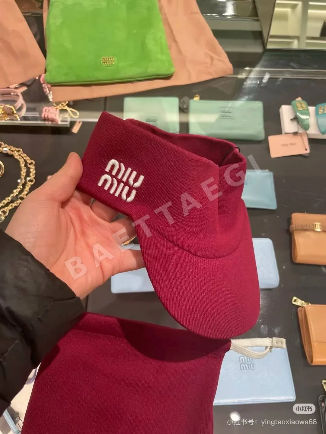 미우미우 모자 80917 Miu Miu Cap 상세 이미지 7